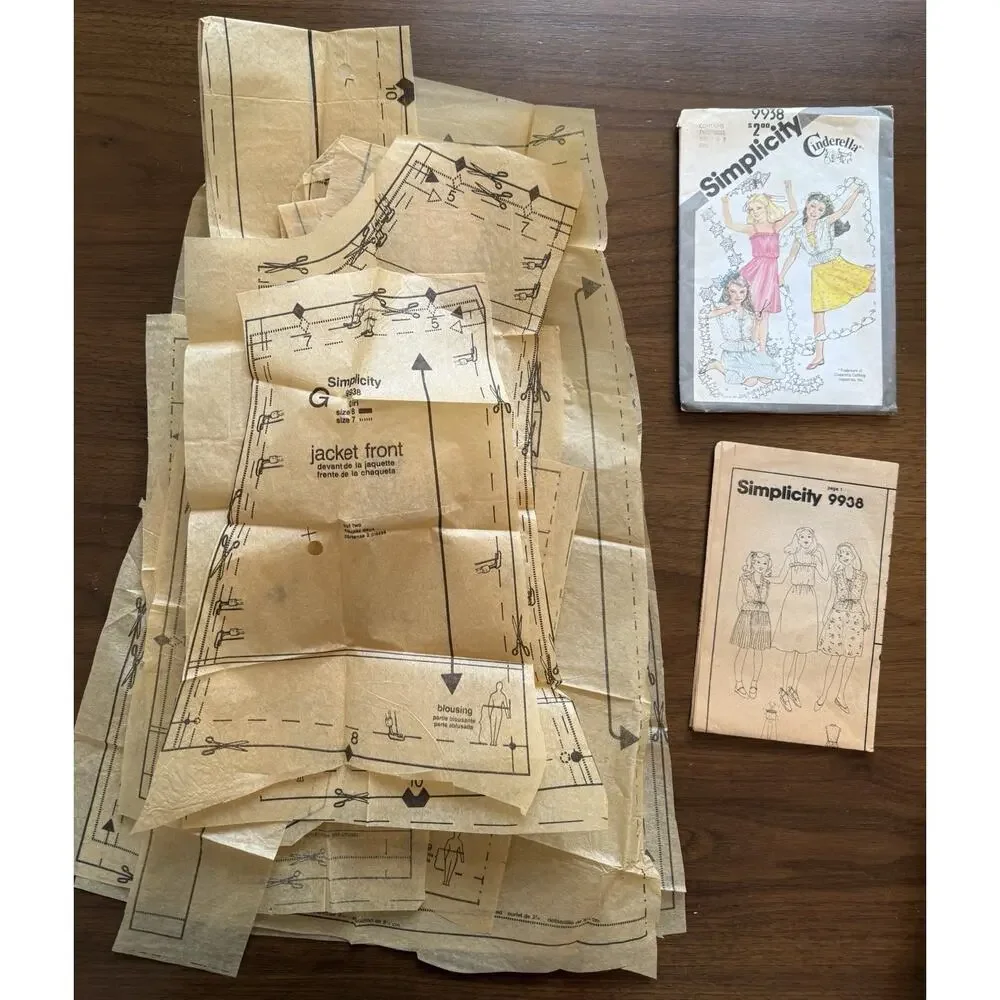 Vintage Sewing Pattern Lot Simplicity McCall’s Butterick Girls Kids 1960s-80s